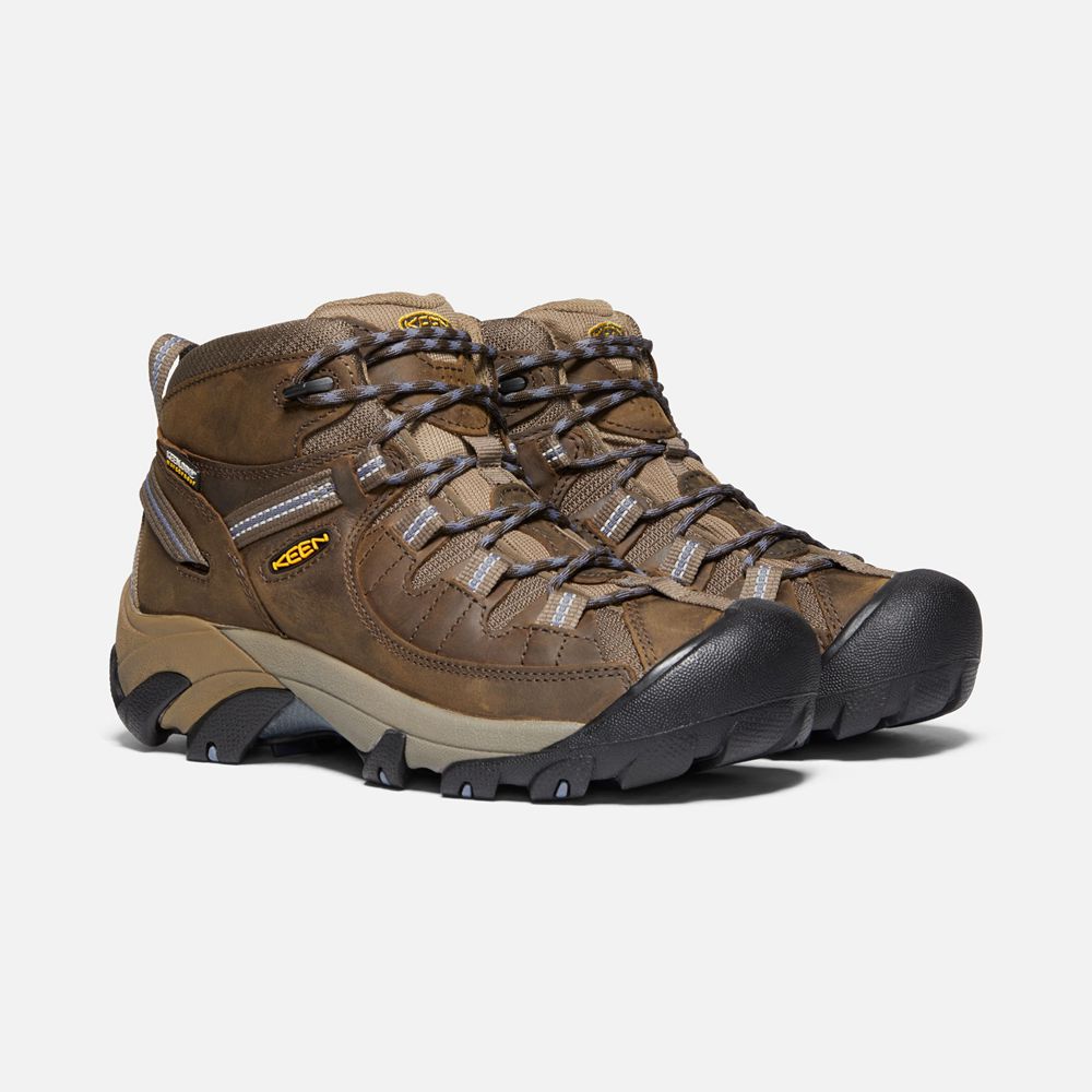 Keen Outdoor Bot Kadın Kahverengi - Targhee Ii Waterproof Mid - Türkiye OKEM26138